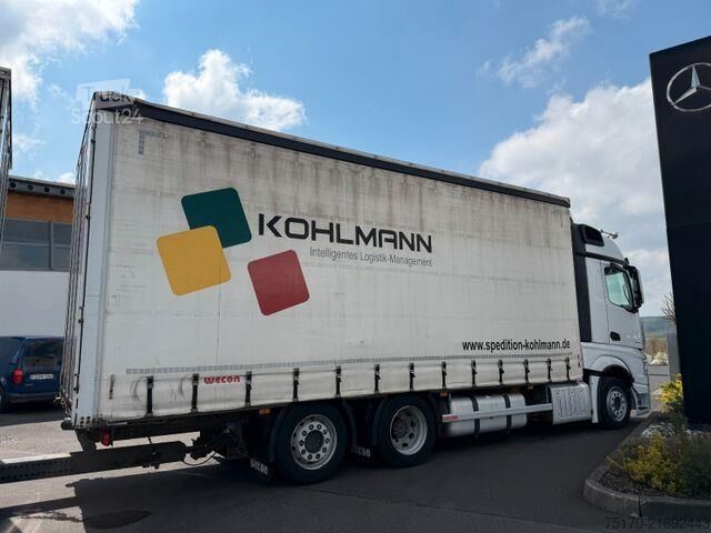 Skyvbar presenning Mercedes-Benz Actros 2542 L 6x2 Standklima Retarder