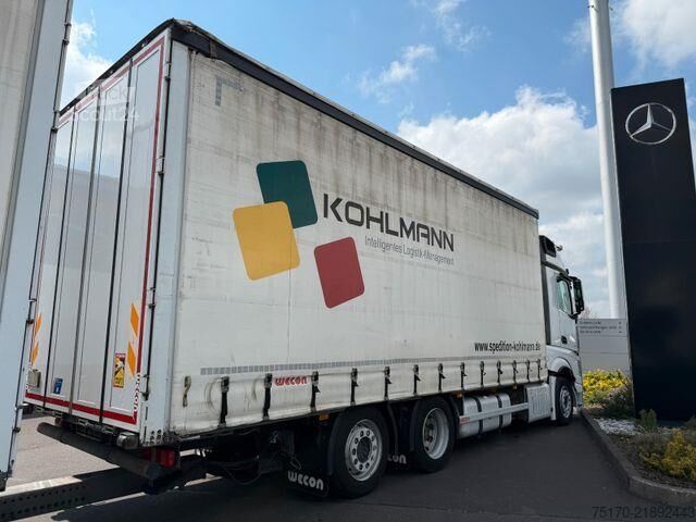 Schiebeplane Mercedes-Benz Actros 2542 L 6x2 Standklima Retarder