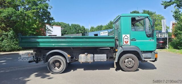 3 yönlü damper MAN 8.153K Kipper 4x2 Meiller/Stahl