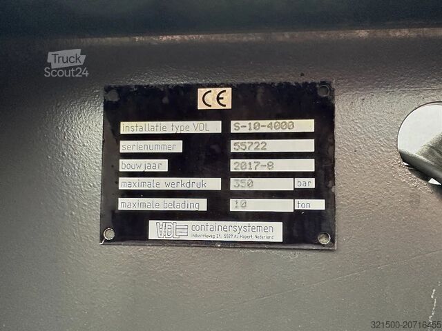 Haakarmsysteem Volvo FH 460 4x2 VDL 10 Ton Haakarm / Euro 6 / 09-202...