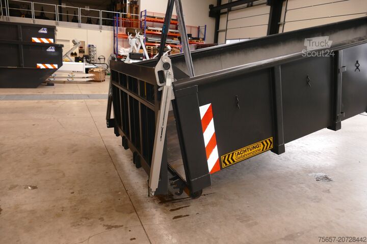 Abrollcontainer  15m³ Abrollcont., Heckkl. Pendelklappe