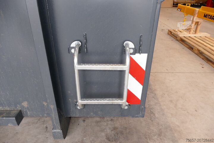 Abrollcontainer  15m³ Abrollcont., Heckkl. Pendelklappe
