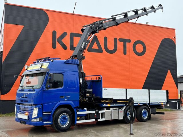 Відкрите тіло Volvo FM 500 6x2*4 HIAB 244E-6 / PLATFORM L=6310 mm