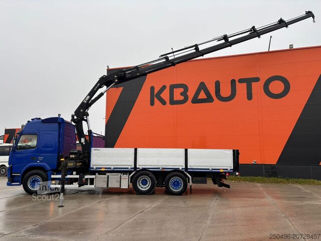 Відкрите тіло Volvo FM 500 6x2*4 HIAB 244E-6 / PLATFORM L=6310 mm