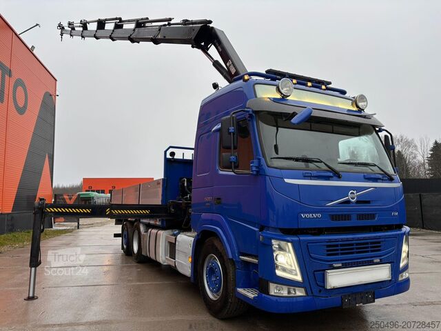 Відкрите тіло Volvo FM 500 6x2*4 HIAB 244E-6 / PLATFORM L=6310 mm