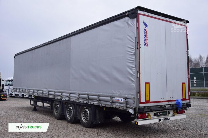 Offener Sattelanhänger mit Plane SCHMITZ CARGOBULL SCS24/L Varios