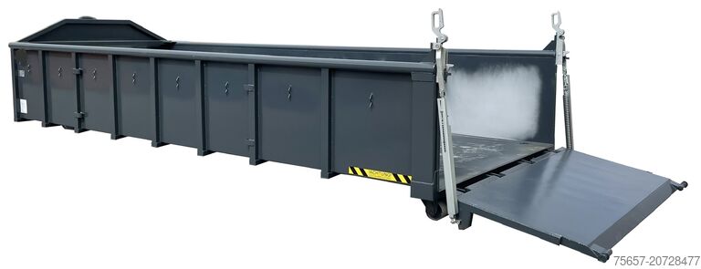 Roll-off container 12m³ Abrollcont., Heckkl. Abklappbar u.