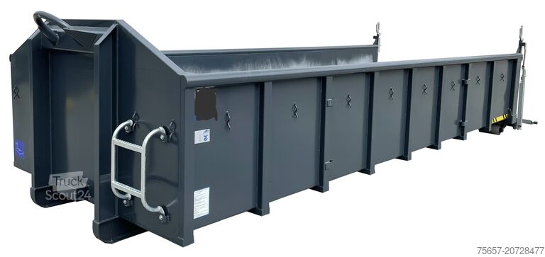 Roll-off container 12m³ Abrollcont., Heckkl. Abklappbar u.