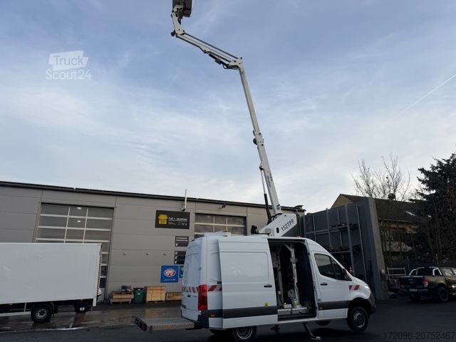 Hoogwerker vrachtwagen MERCEDES-BENZ Sprinter 516 CDI 15m/2-Punkt/Tüv neu/265kg