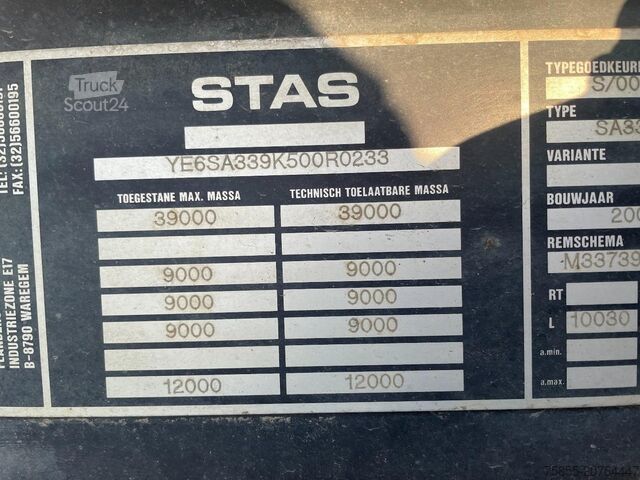 شاحنة قلابة Stas SA339k 32m3 Tipper / Mercedes Axles / Discbrakes