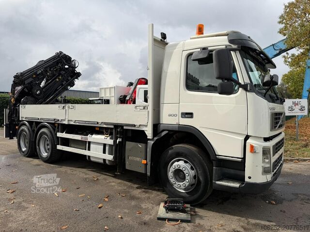 Yükleme platformu Volvo FM 300 6x4 + (25.8m!) PRITSCHE + KRAN HIAB 245 ...