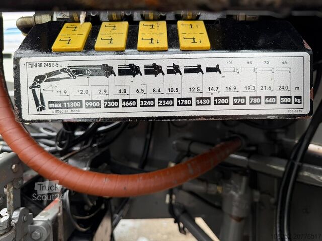 Yükleme platformu Volvo FM 300 6x4 + (25.8m!) PRITSCHE + KRAN HIAB 245 ...