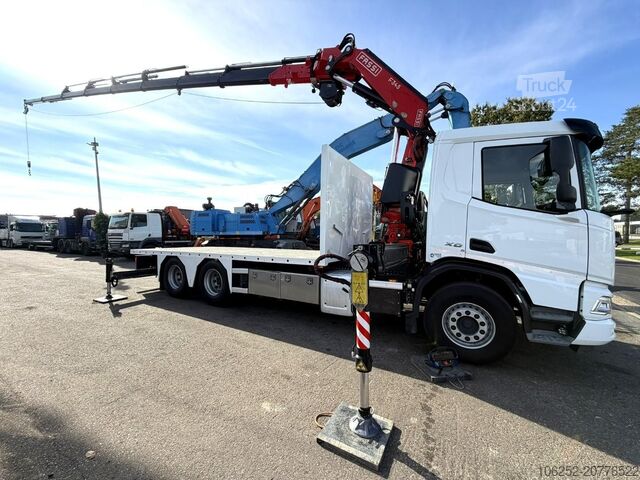 Open body DAF XD 450 6x4 PRITSCHE + (24m) KRAN FASSI F345 8x ...
