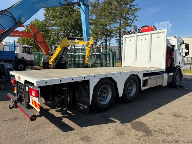 Open body DAF XD 450 6x4 PRITSCHE + (24m) KRAN FASSI F345 8x ...