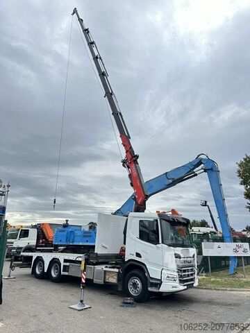 Tovornjak z žerjavom DAF XD 450 6x4 + (24m) CRANE FASSI F345 8x + WINCH ...