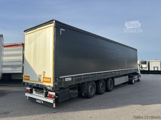 Åpen semitrailer med presenning SCHMITZ SCB S3T, VARIOS, LIFTACHSE,  EDSCHA-VERDECK