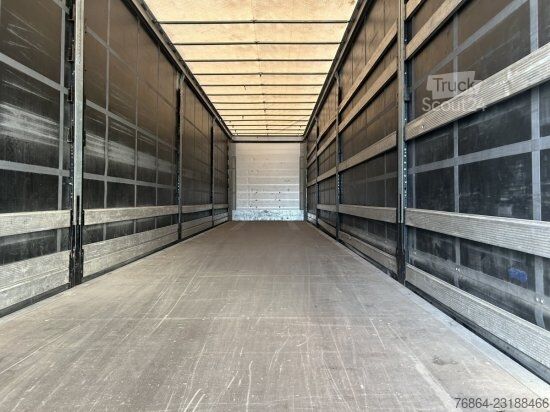 Åpen semitrailer med presenning SCHMITZ SCB S3T, VARIOS, LIFTACHSE,  EDSCHA-VERDECK