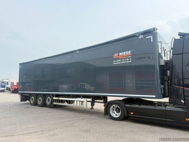 Semitilhenger med walking floor KNAPEN K200 Schubboden 92m³ XHDI 15 Bretter Top Zustand