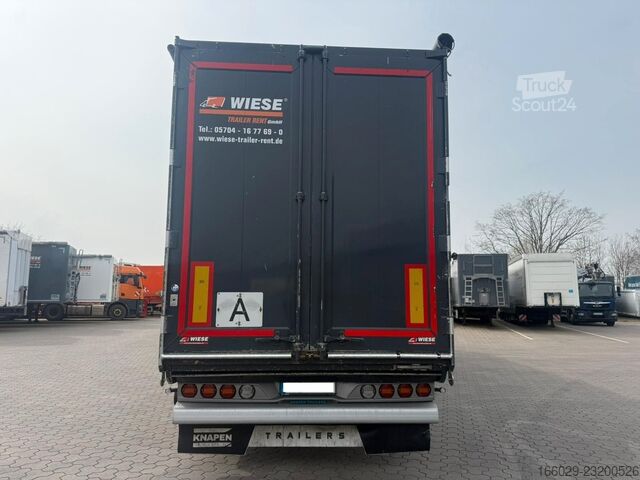 Semitilhenger med walking floor KNAPEN K200 Schubboden 92m³ XHDI 15 Bretter Top Zustand
