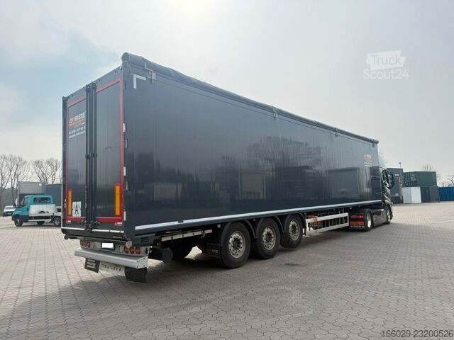 Semitilhenger med walking floor KNAPEN K200 Schubboden 92m³ XHDI 15 Bretter Top Zustand