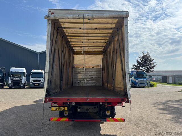 Vrachtwagen met kraan MAN TGX 26.480 XXL 6X2 HMF 2620 CRANE + BDF BODY + ...