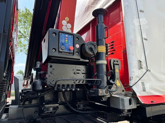 Vrachtwagen met kraan MAN TGX 26.480 XXL 6X2 HMF 2620 CRANE + BDF BODY + ...