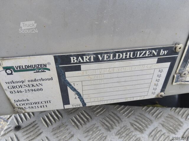 Veldhuizen P 31-2A BE PRIKOLICA OH-48-KV – ZAPRTA 6,5 METRA Veldhuizen P 31-2A BE TRAILER OH-48-KV - GESLOTEN 6.5 METER