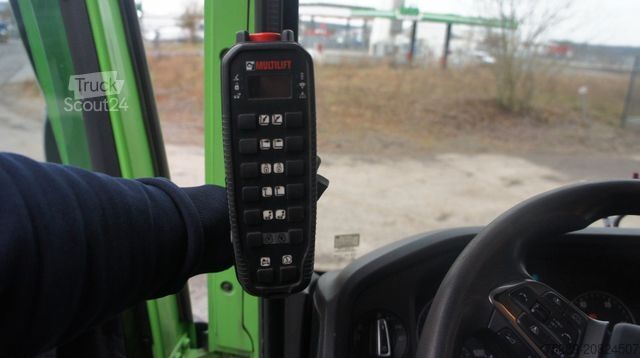 Camion scarrabile MAN TGS 26.510 Abrollkipper HIAB Lift -Lenkachse