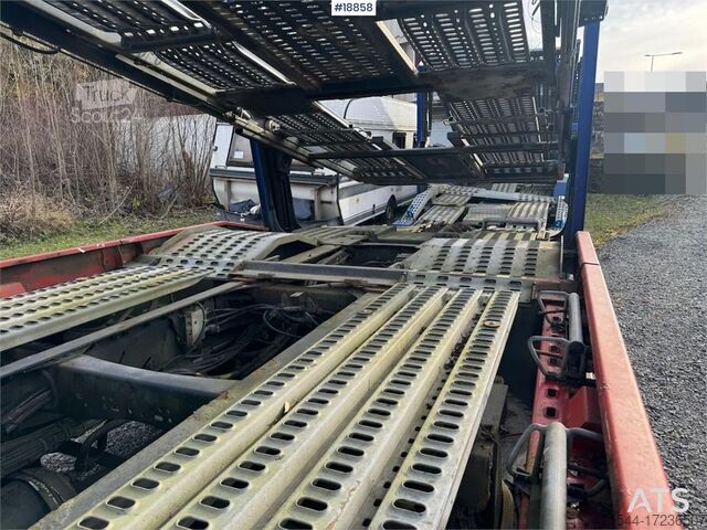 Transporteur de voitures Volvo FH12 4x2 Car freight w/ Lohr trailer
