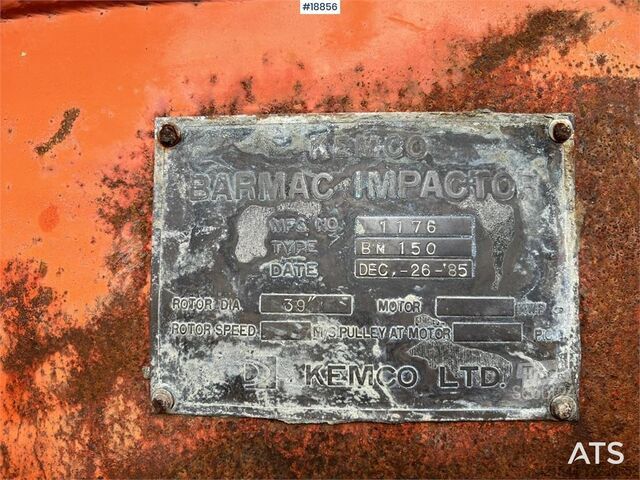 Concasor de moloz Kemco BN 150 cubisator
