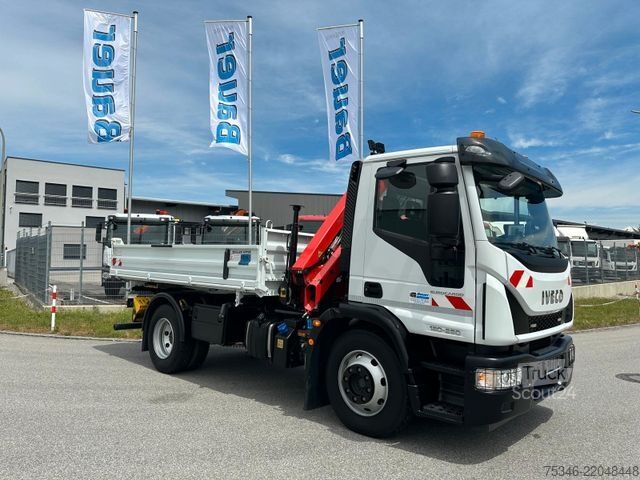 Basculantă IVECO 120E280 Kipper/Kran/Palfinger/Funk/nur 32 tkm !
