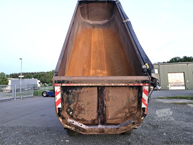 Semirremolque volquete CARNEHL 24 m CHKS/HH   Stahl  Kippmulde Plane Lift achse