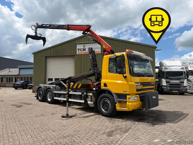 Автомобил с кран DAF CF 75.250 PALFINGER CRANE + HOOKLIFT  143.037km