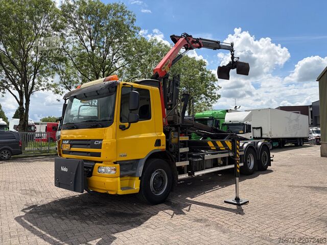Автомобил с кран DAF CF 75.250 PALFINGER CRANE + HOOKLIFT  143.037km