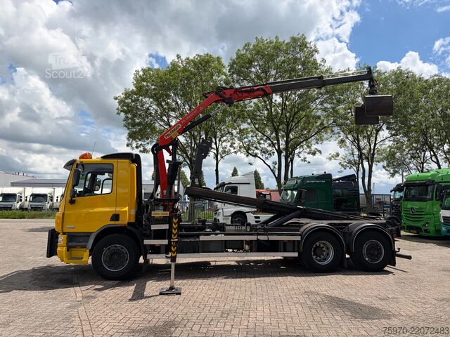 Автомобил с кран DAF CF 75.250 PALFINGER CRANE + HOOKLIFT  143.037km