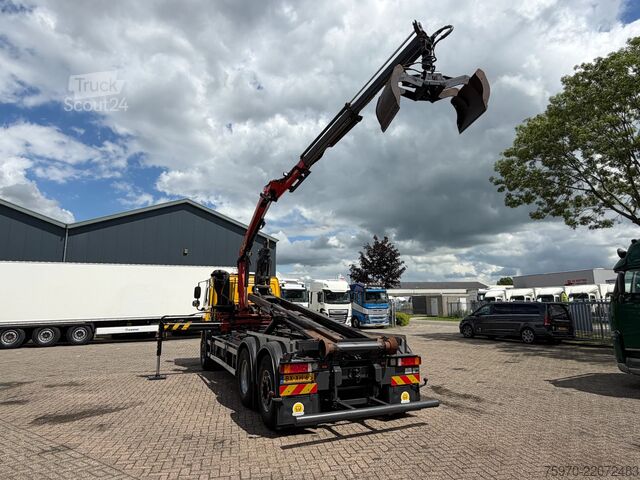 Автомобил с кран DAF CF 75.250 PALFINGER CRANE + HOOKLIFT  143.037km