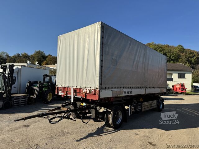 Otevřený přívěs s plachtou System Trailers WFA 18 WFA 18 Pritsche Plane