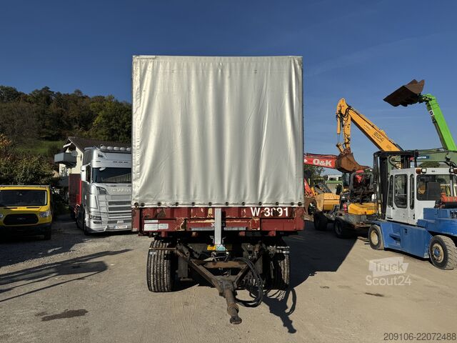 Otevřený přívěs s plachtou System Trailers WFA 18 WFA 18 Pritsche Plane