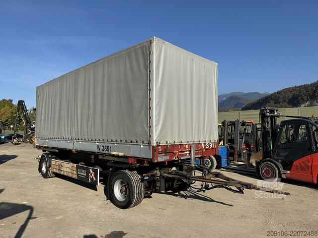 Otevřený přívěs s plachtou System Trailers WFA 18 WFA 18 Pritsche Plane
