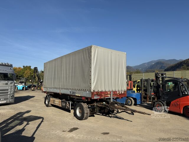 Otevřený přívěs s plachtou System Trailers WFA 18 WFA 18 Pritsche Plane