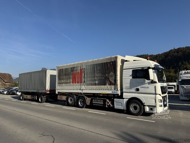 Otevřený přívěs s plachtou System Trailers WFA 18 WFA 18 Pritsche Plane
