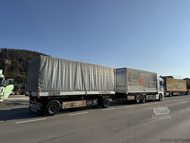 Otevřený přívěs s plachtou System Trailers WFA 18 WFA 18 Pritsche Plane