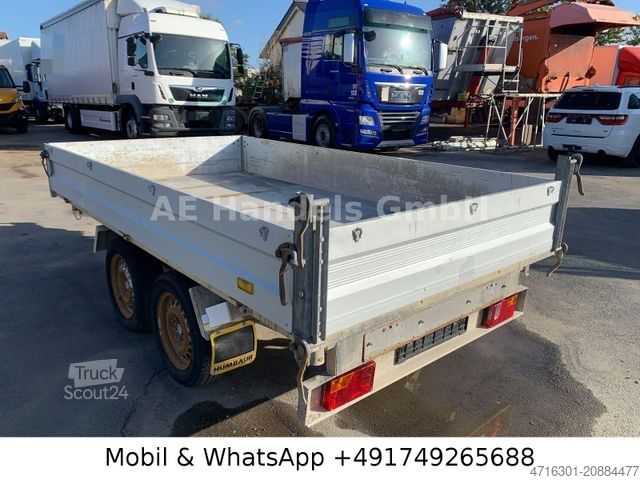 Trójstronna przyczepa wywrotka HUMBAUR SDAH 3-Seiten-Kipper+Tieflader Tandem ten