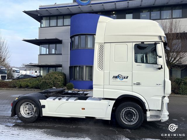 Standard tractor unit DAF XF 480 FT SSC, Abbiegeassistent, Standklima