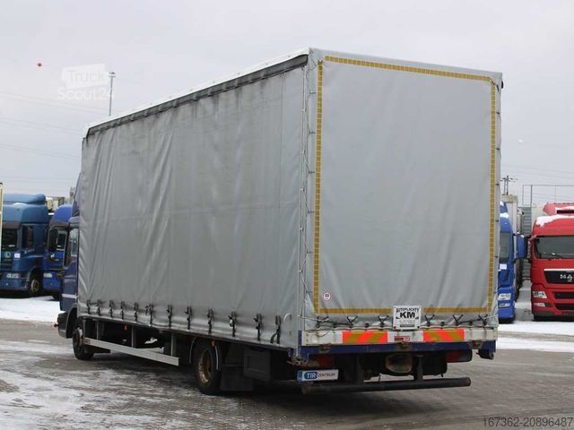 Transporter mit Pritsche & Plane MAN TGL 8.180, EURO 4, SLEEPING CABIN