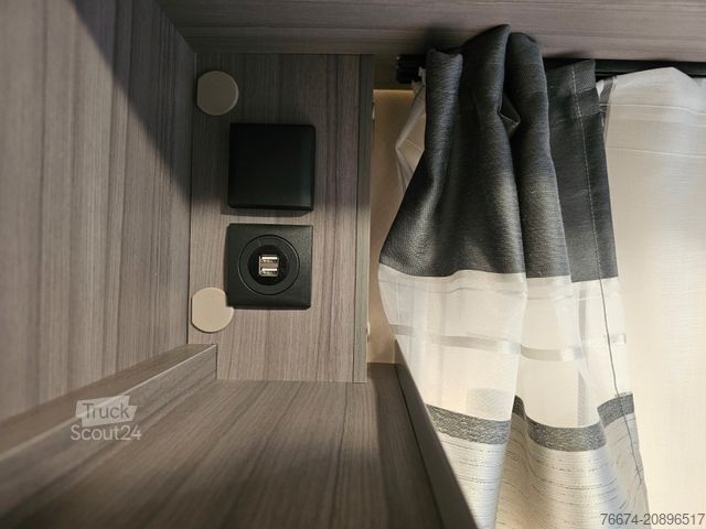 Teilintegriertes Wohnmobil HOBBY OPTIMA ONTOUR T70 SOLAR Markise Fahrradträger