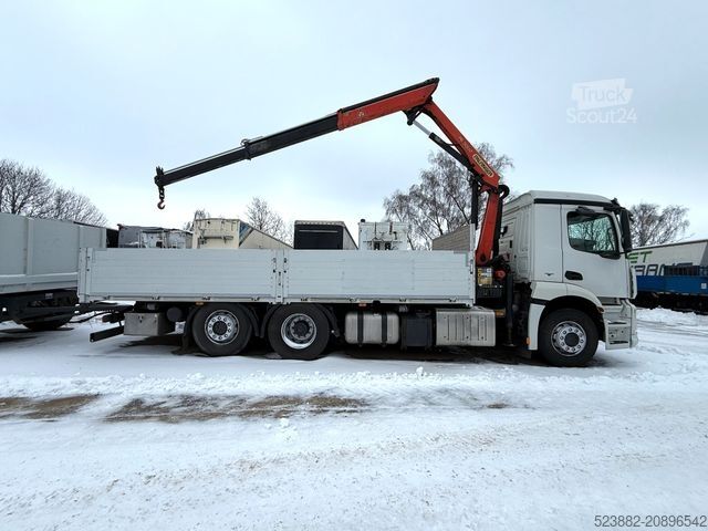 Grue montée sur camion MERCEDES-BENZ Antos2633 6x2*Palfinger PK11002*Funk*Bett*Lift