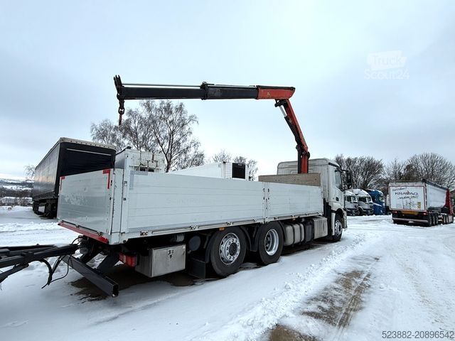 Grue montée sur camion MERCEDES-BENZ Antos2633 6x2*Palfinger PK11002*Funk*Bett*Lift