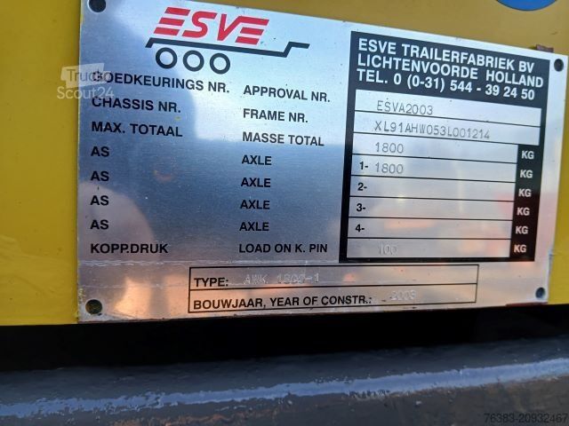 Ponyvával szerelt furgon SCHMIDT Nido Stratos Anhänger-Salzstreuer 0,8 cbm + FS