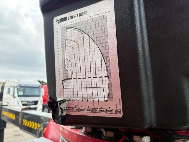 Автомобил с кран Volvo FM 400 + HIAB 800 HIPRO E-7 + 8X2 + EURO 5